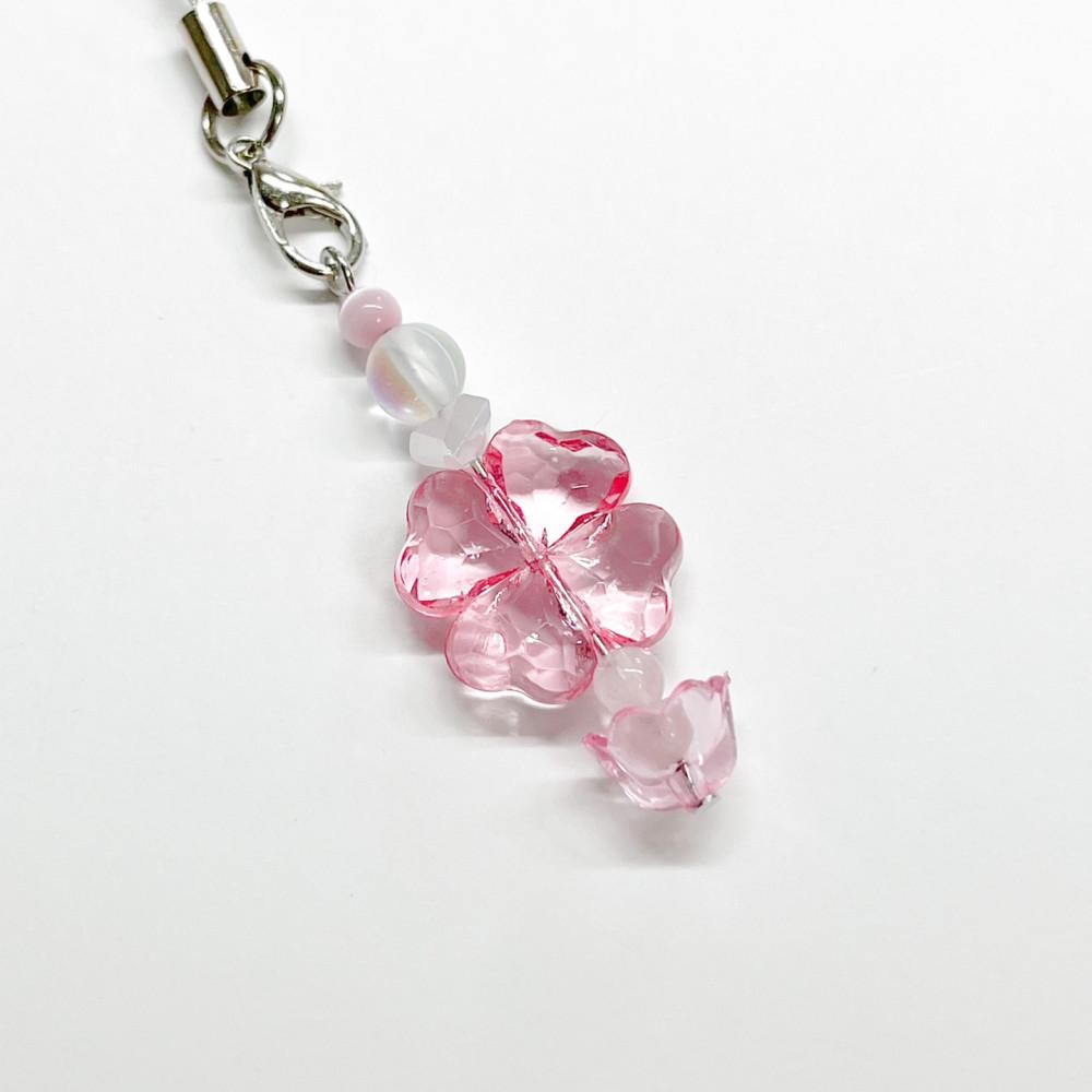 [제로비니] 행운 한송이 (pink) 키링