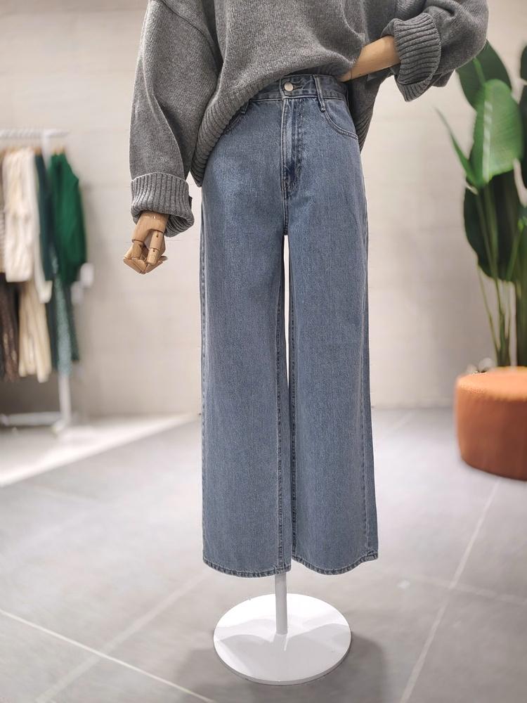 제니 와이드 데님팬츠 (C23J7FN004)