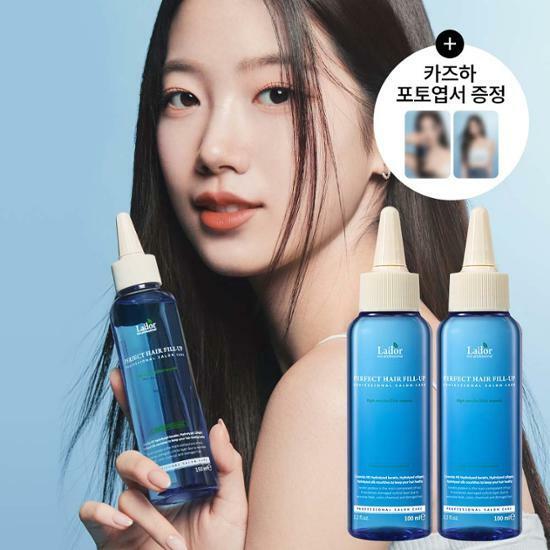 [카즈하 PICK/포토엽서 증정] 아도르 생크림트리트먼트 퍼펙트 헤어필업 듀오 100ml+100ml