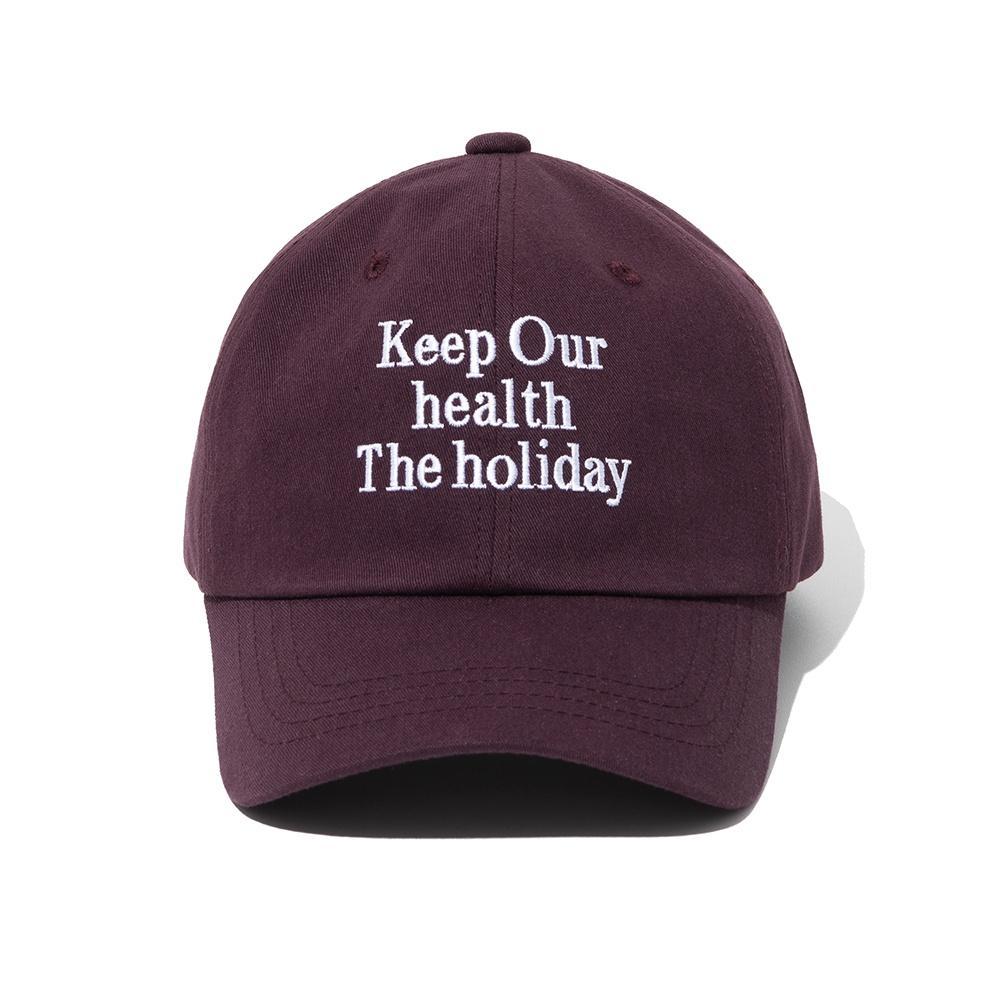 홀리데이 시그니처 볼 캡 [버건디]