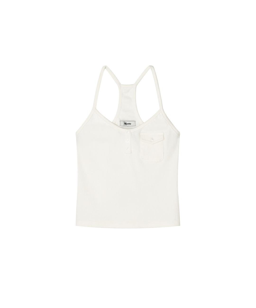 (6/27 Pre-Order) Zenu Pocket Hotfix Top White