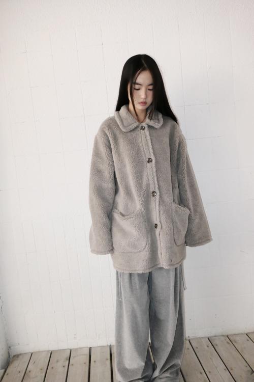 chubby shearling coat (3c)