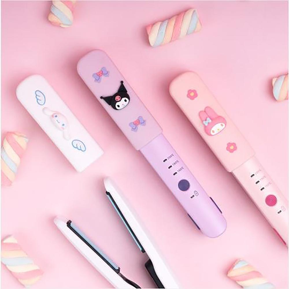 산리오 무선 미니 여행용 고데기 휴대용 앞머리 C컬 볼륨 고데기