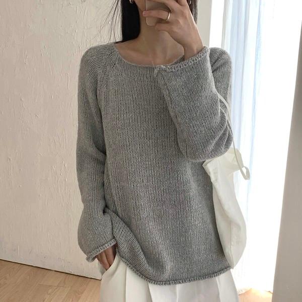 Pure boatneck knit (2c)