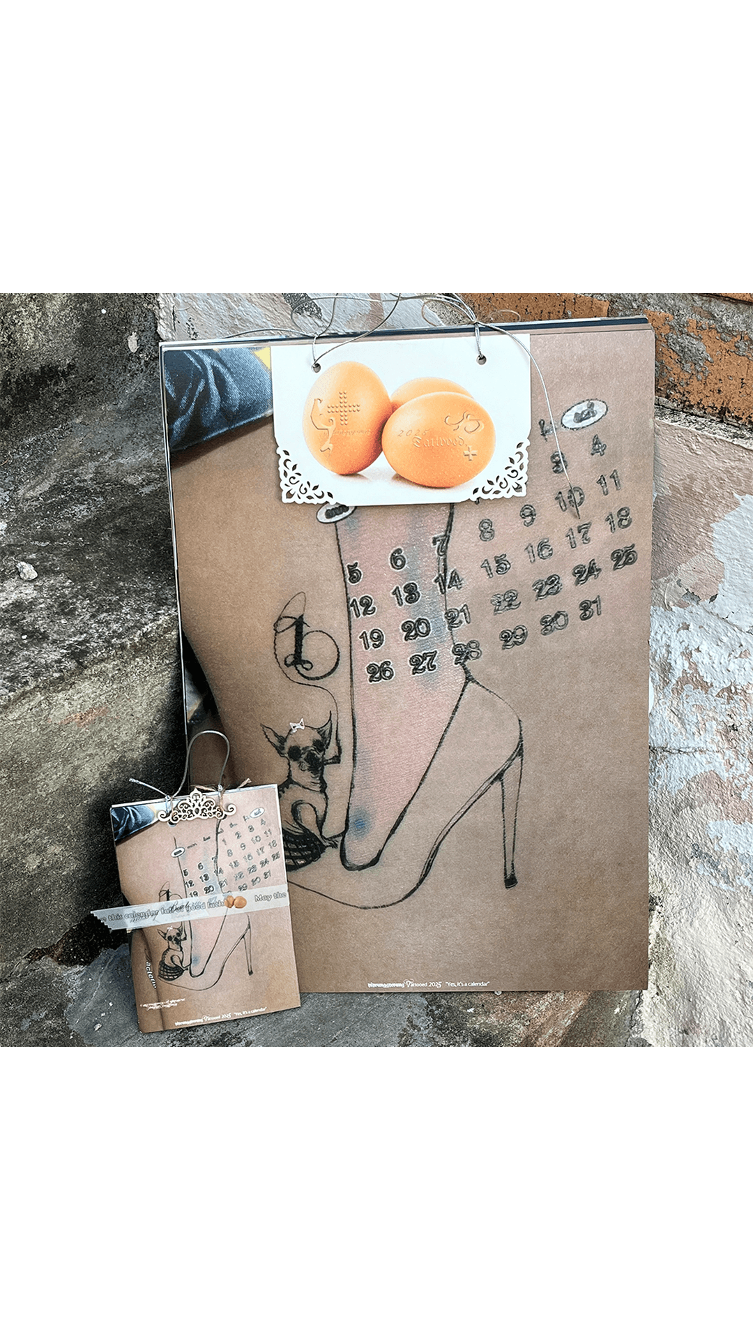 [Yiyounggyeoung] A6 2025 Tattooed calendar "yes, it's a calendar\"