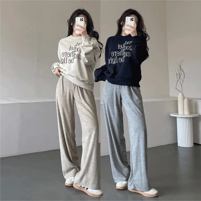 [전직원소장템🤎/컬러별추천] 가나다란 쥬터2 봄버전 하체커버 데일리 와이드 밴딩 롱 트레이닝 팬츠 4color