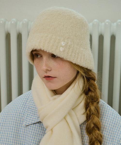 Pearl Button Bucket Hat 버킷햇