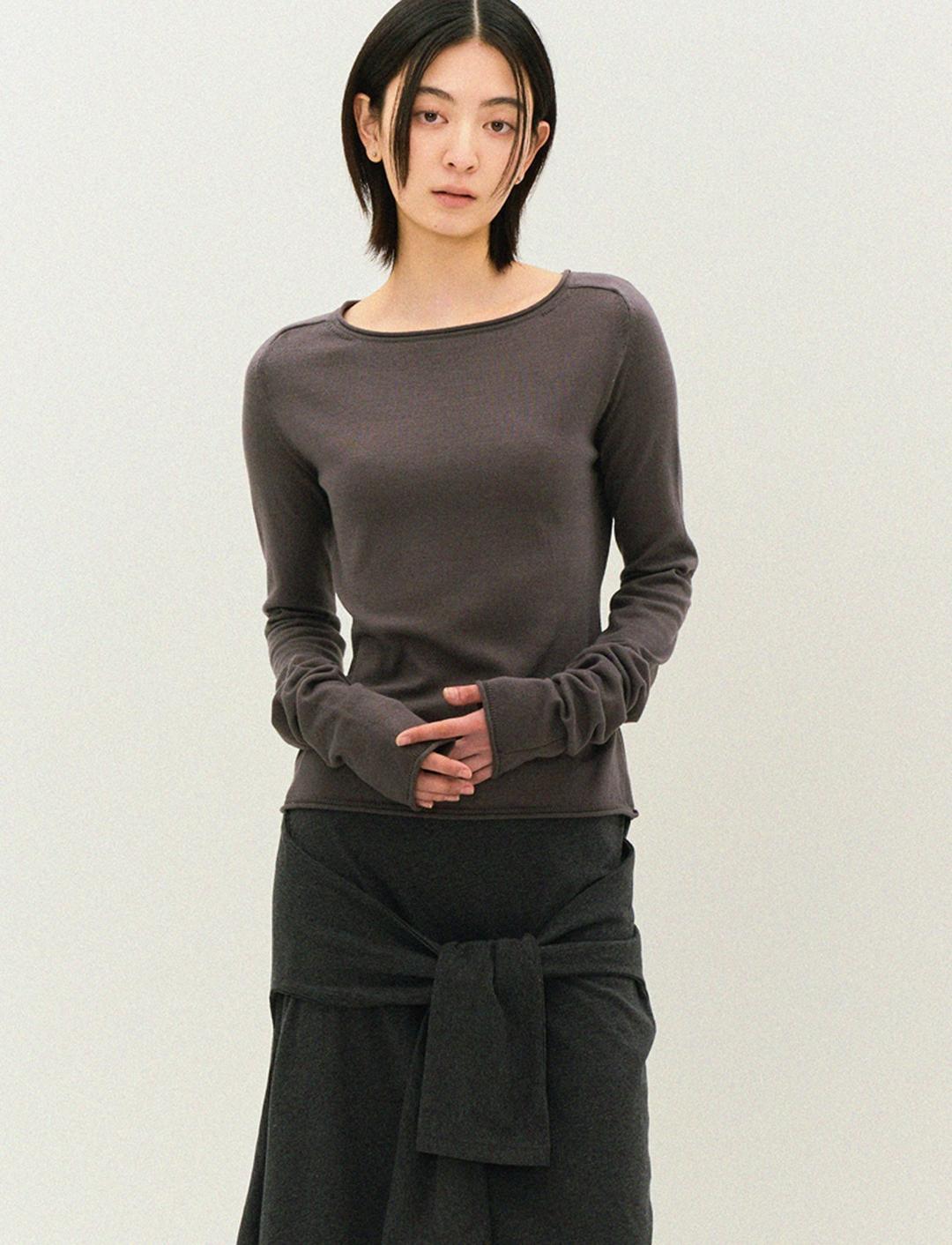 Soft Reach Knit (Khaki Brown)