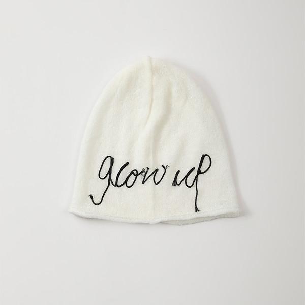 Bluesf mohair "Glow Up" beanie [Ivory]