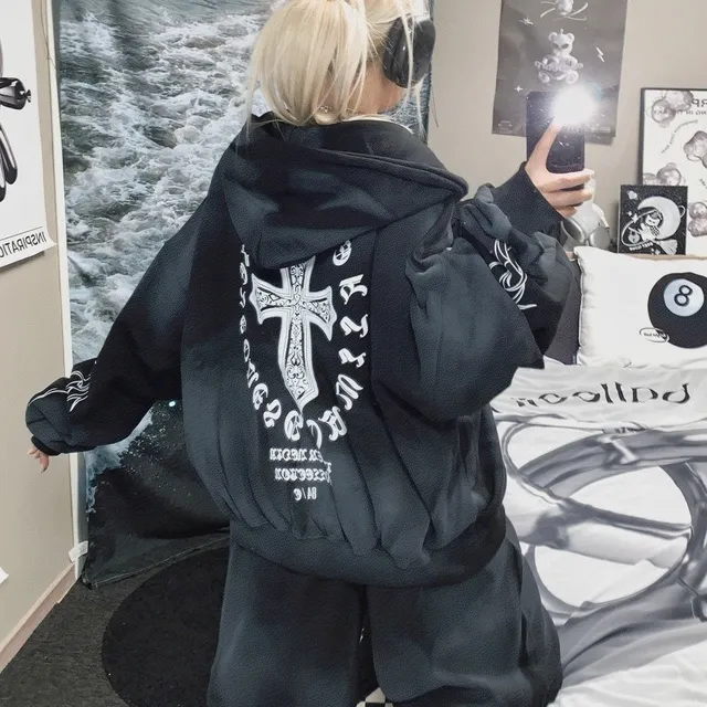 [SET/힙스터🖤]크롬더티워싱 후드집업+버뮤다 트레이닝세트 - 뒷프린팅 무대의상 페인팅 커플후드집업 오버핏 빅사이즈 핏보장 댄서스트릿 힙무드 힙한 트레이닝 레터링 백프린팅