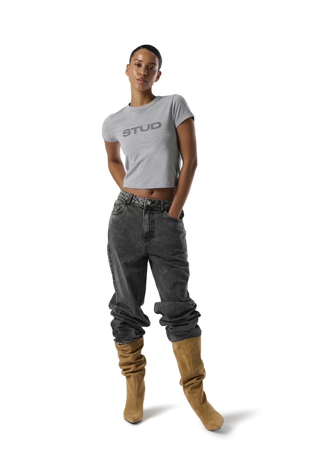 Stud Baby Tee in Pony - 2XS