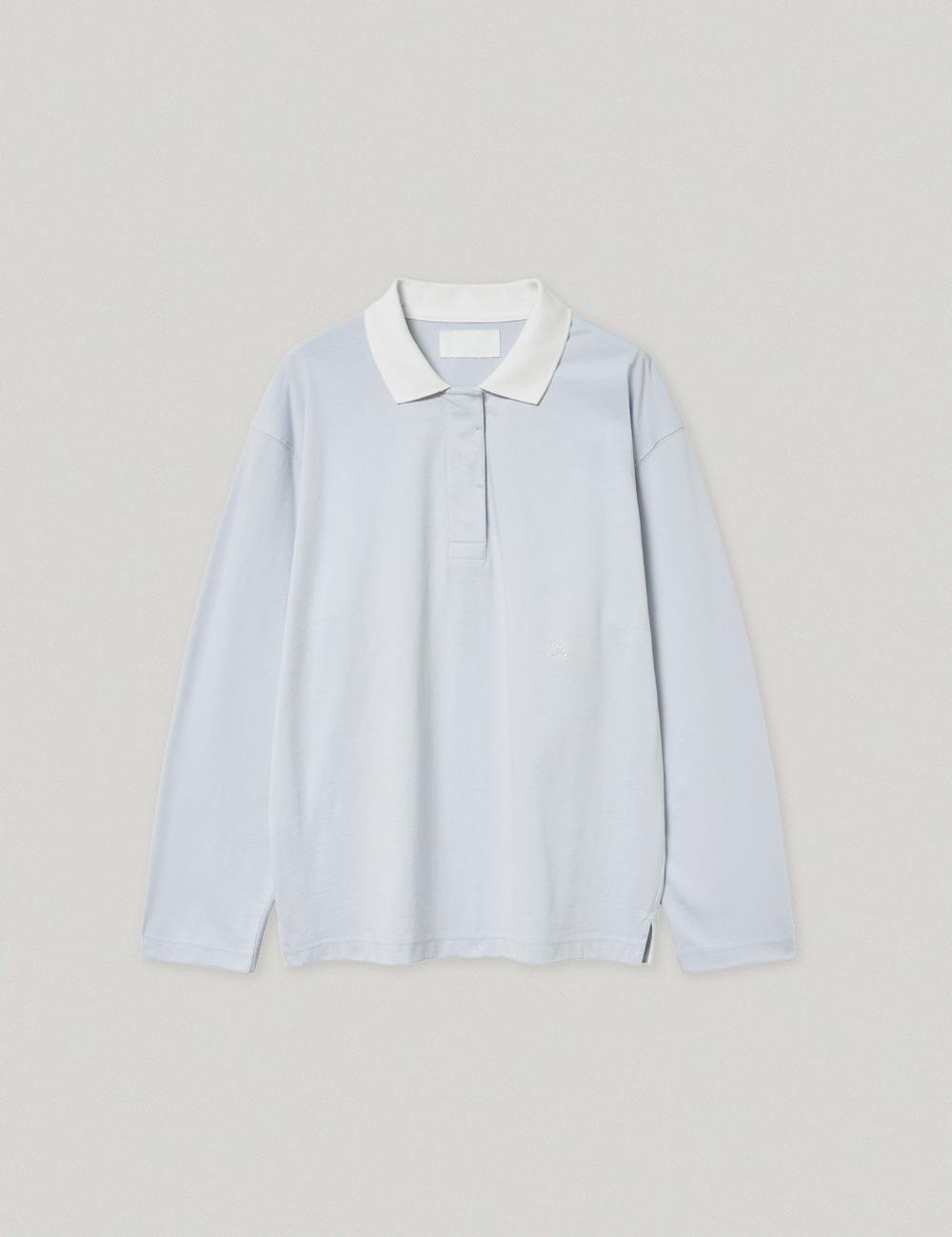 Soft Haze Solid Pique Tee_Baby Blue