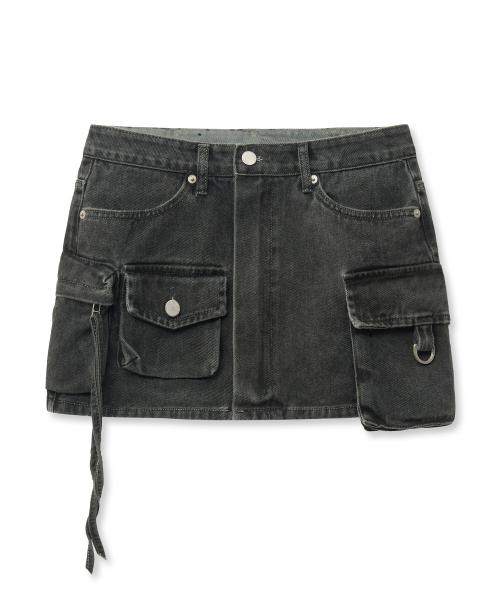 pk cargo skirt (dark grey)
