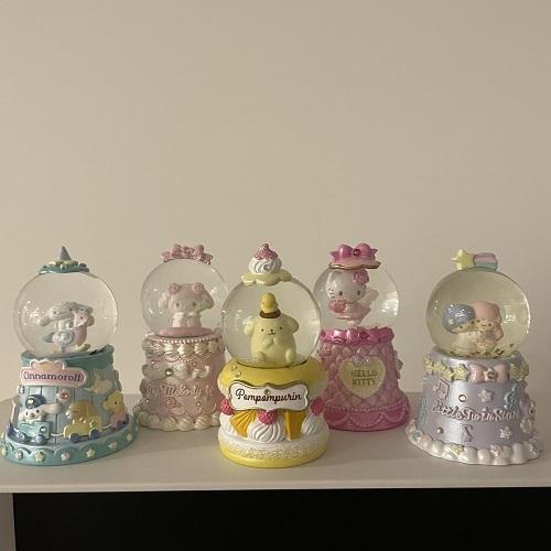 산리오) 산리오마스코트 스노우글로브(스노우볼)