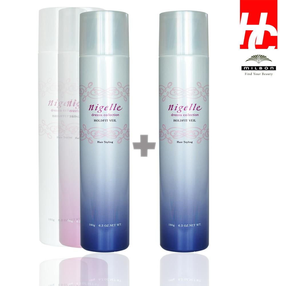 밀본스프레이 니제르 홀드핏베일 180g 1+1 얼굴가리개 집게핀 그루프 제공