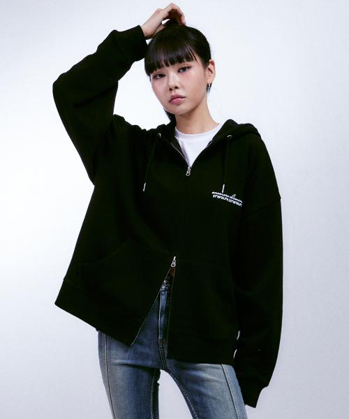EL NEW 로플 레터링 2WAY 후드집업 2Color