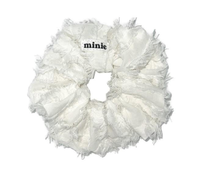 [미니에] fringe scrunchie 프린지 스크런치