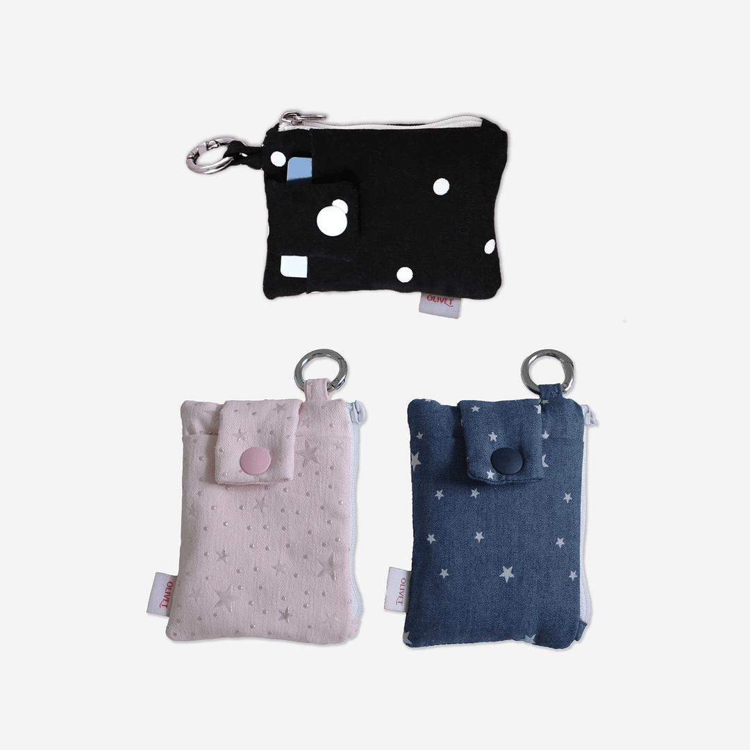 card mini pouch keyring (3 colors) 미니 파우치 키링