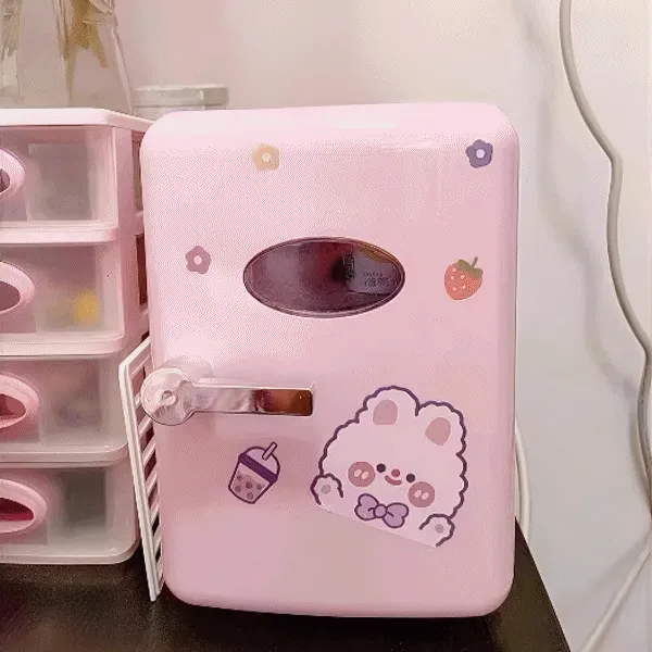 [해외] 🧴피부 진정 쿨링🆒💄 미니 화장품 냉장고 4L