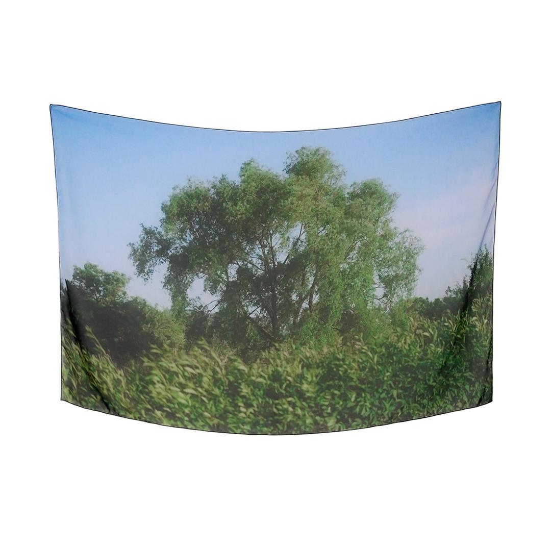windy willow fabric poster