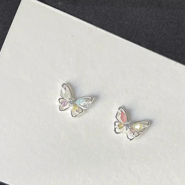 [❣여름데일리/주문폭주❣] 나비 청순 심플 귀걸이 은침 눈꽃 큐빅 데일리룩 여름데일리포인트