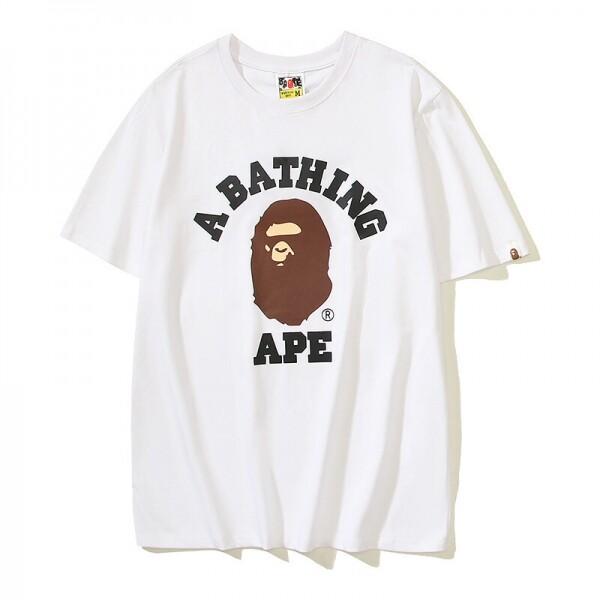 베이프 BAPE 컬리지 티셔츠 흰색 (FW21)