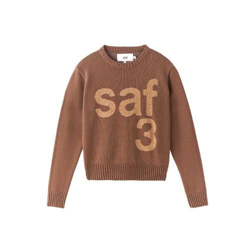 1/2 BASIC SAFARI KNIT (BROWN)