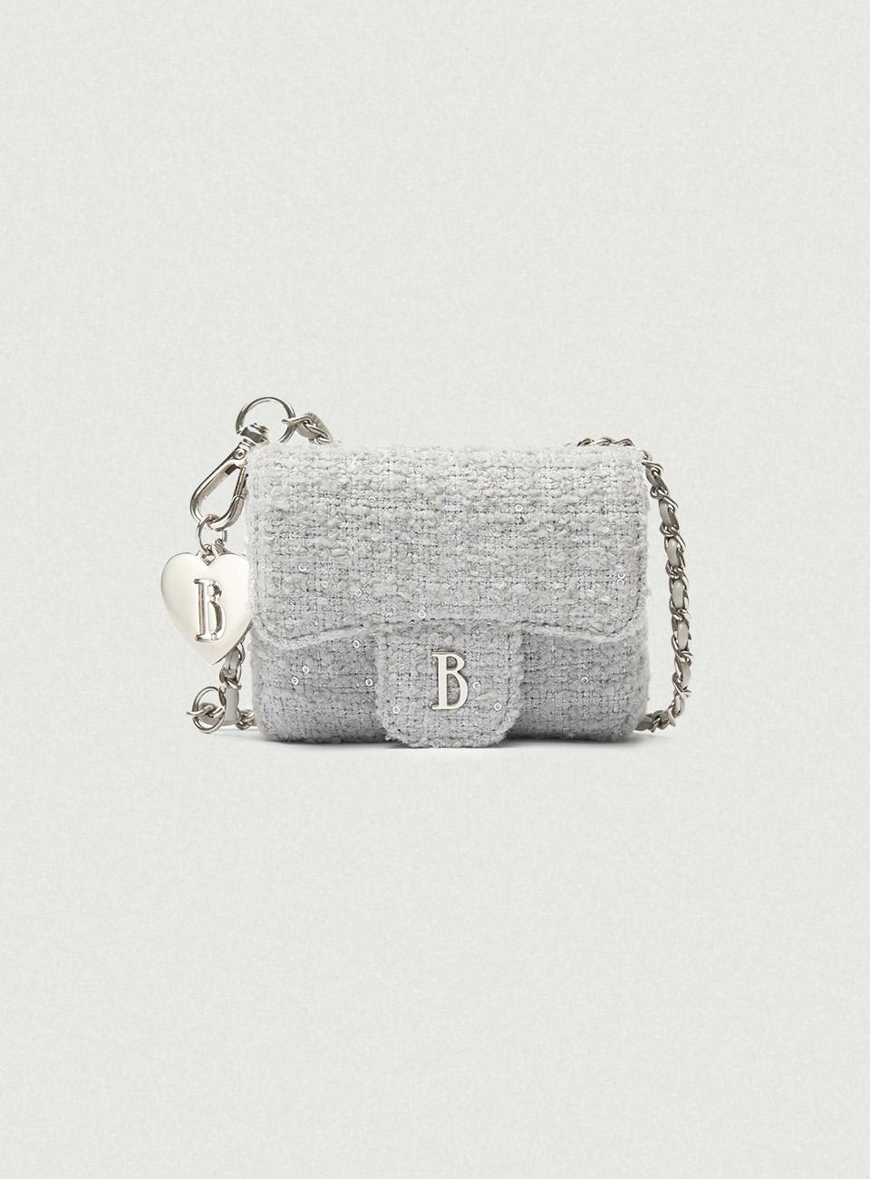 Mint Tweed Chain Belt Mini Bag [4월 중순 순차 배송]