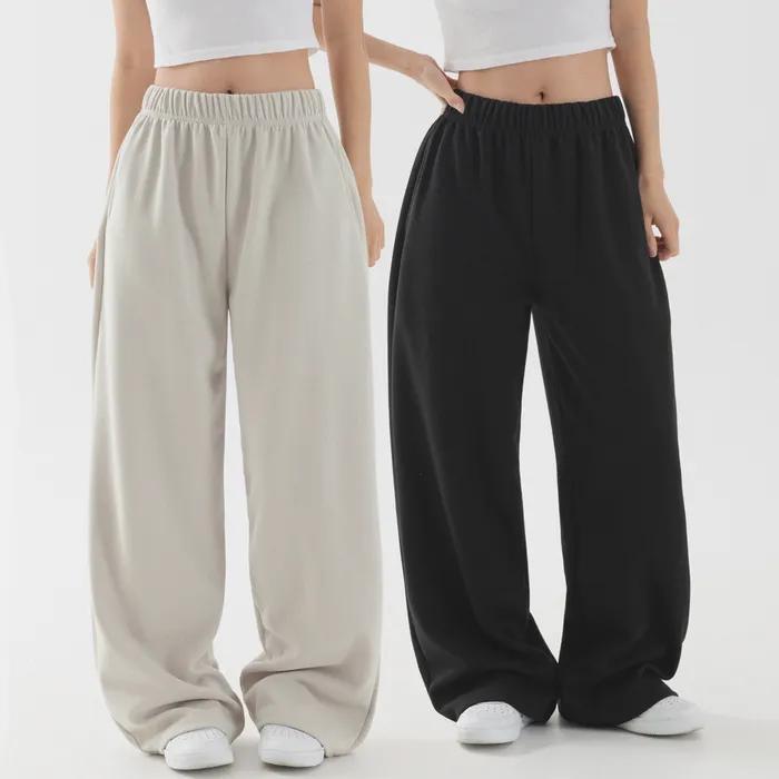 [2 PACK] 릴렉스드 와이드 롱 스웨트 팬츠 (4color)