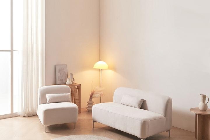 [단독특가]109 에니스 아쿠아텍스 1인용 소파 + 쿠션 무료 증정