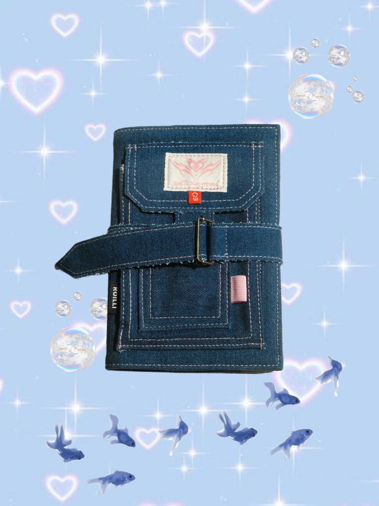 수심 Roiili Jeans Diary 3th 데님 다이어리 커버 B6 y2k 바인더