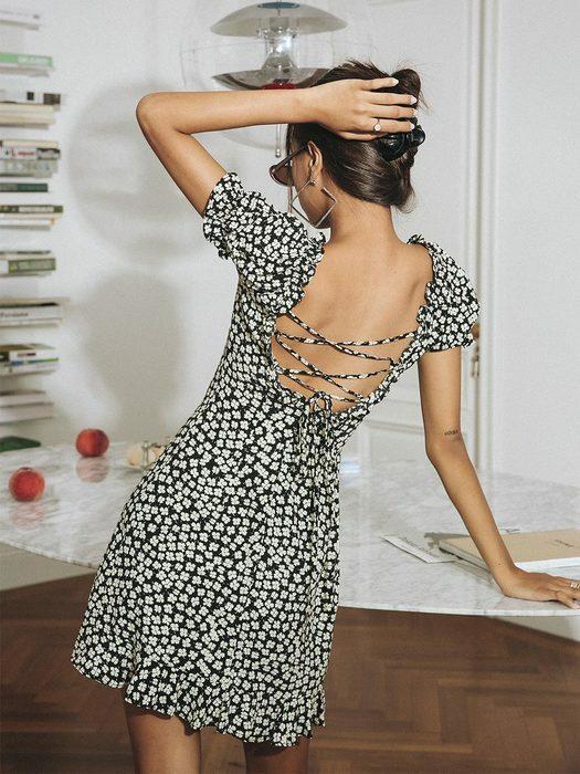 [단독] 폴인블랙 백리스 원피스