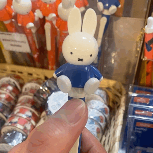 미피 오스와리 마스코트 액션볼펜 귀여운 캐릭터 필기구 학용품 문구 팬시