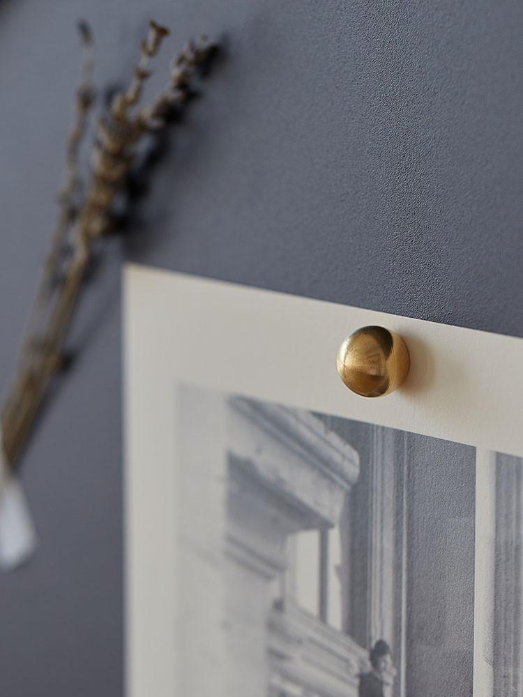 황동 냉장고 현관 동글이 자석