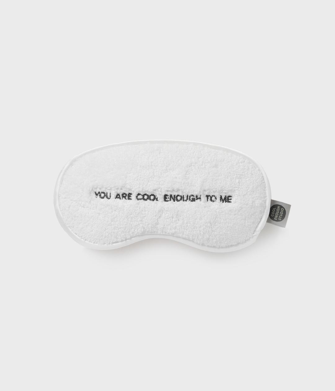 THE SLEEPING MASK (WHITE) 쿨이너프 극세사 수면안대
