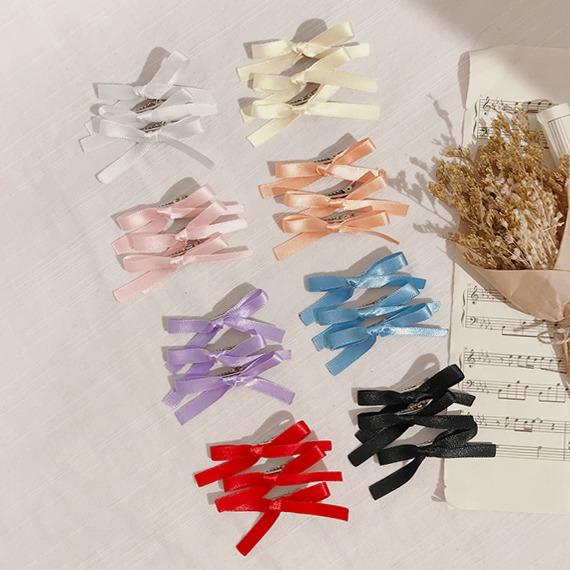 [자체제작/무배♥]지젤 발레코어리본헤어핀3set(미니type/당일발송)