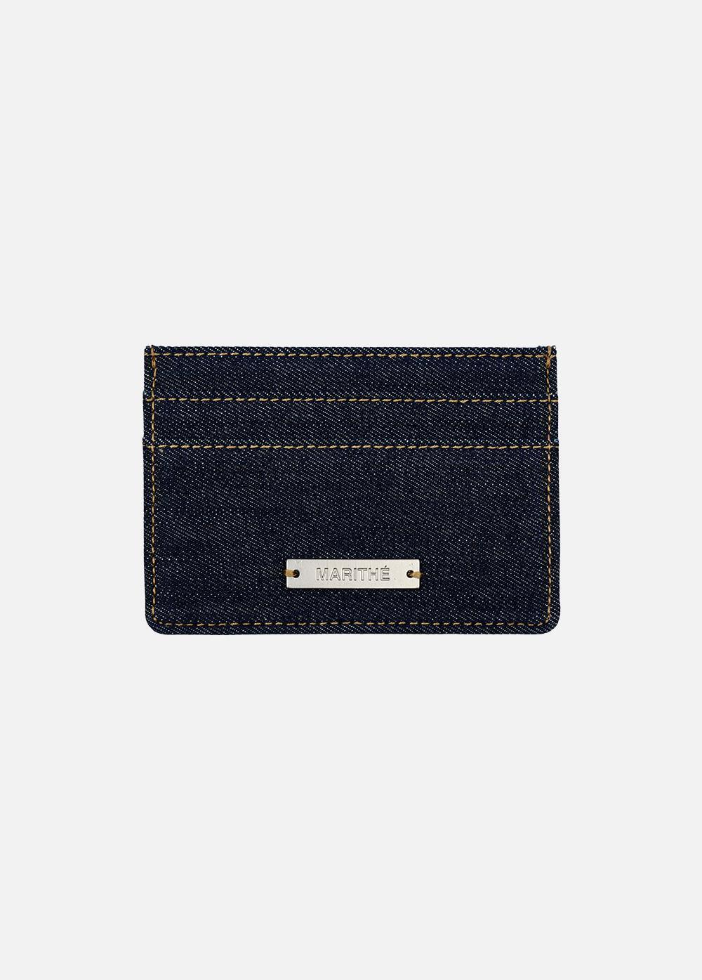 [11/22 예약발송] REGULAR LOGO CARD WALLET dark blue