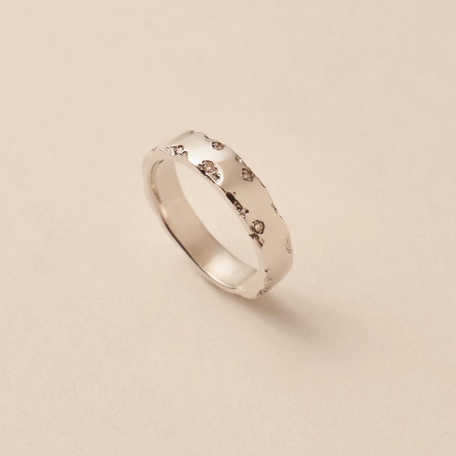 바바 7 다이아몬드 반지 Large Silver925 1R1S9-18-2