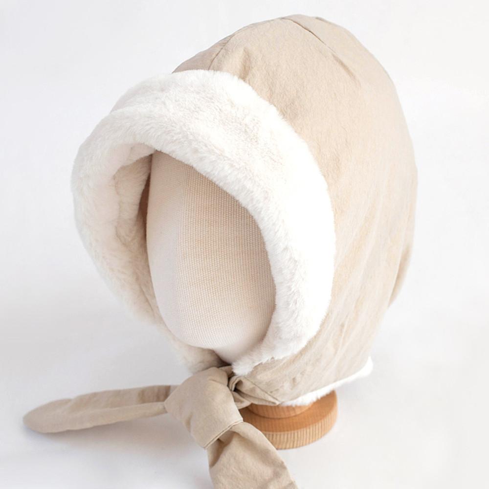 패딩 퍼 후드 보넷 털모자 여성 겨울 벙거지 바라클라바 귀달이 방한모