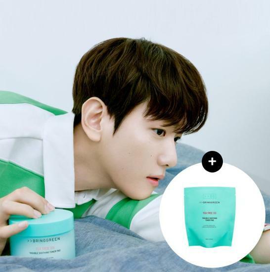 [백현 PICK] 브링그린 티트리시카트러블수딩토너패드 90매 (+90매 리필증정 기획)
