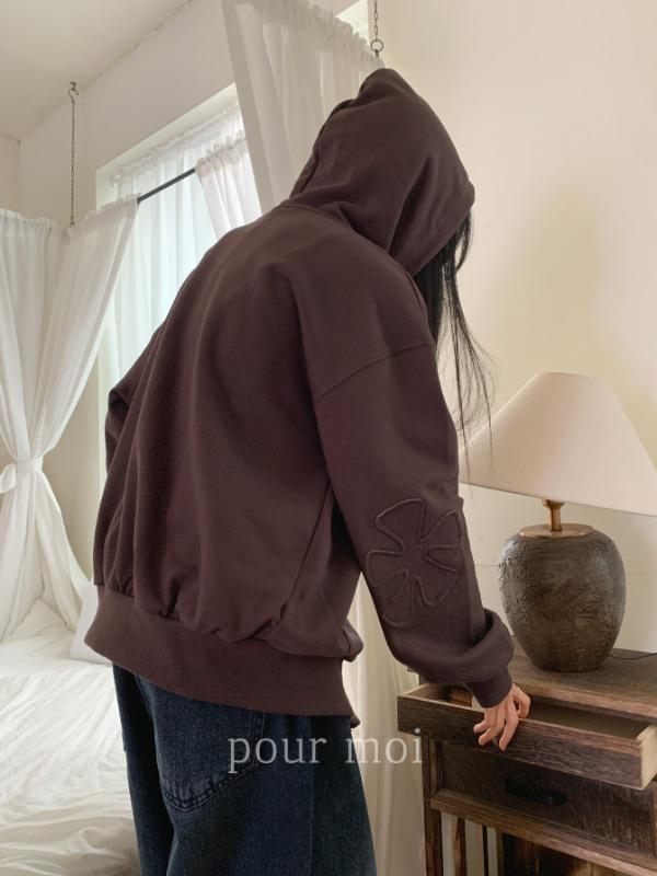 리프 후드 집업