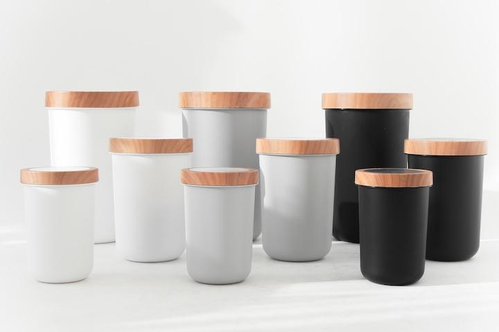 튤리 자연주의 뱀부 원터치 원형 휴지통 5L 10L 20L