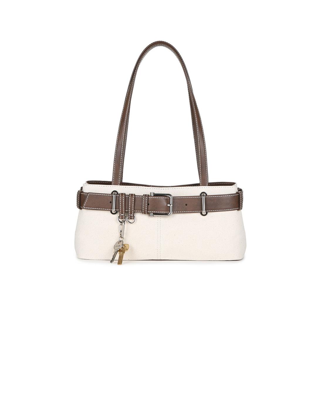 SHOULDER BROCLE MINI [CANVAS BROWN]
