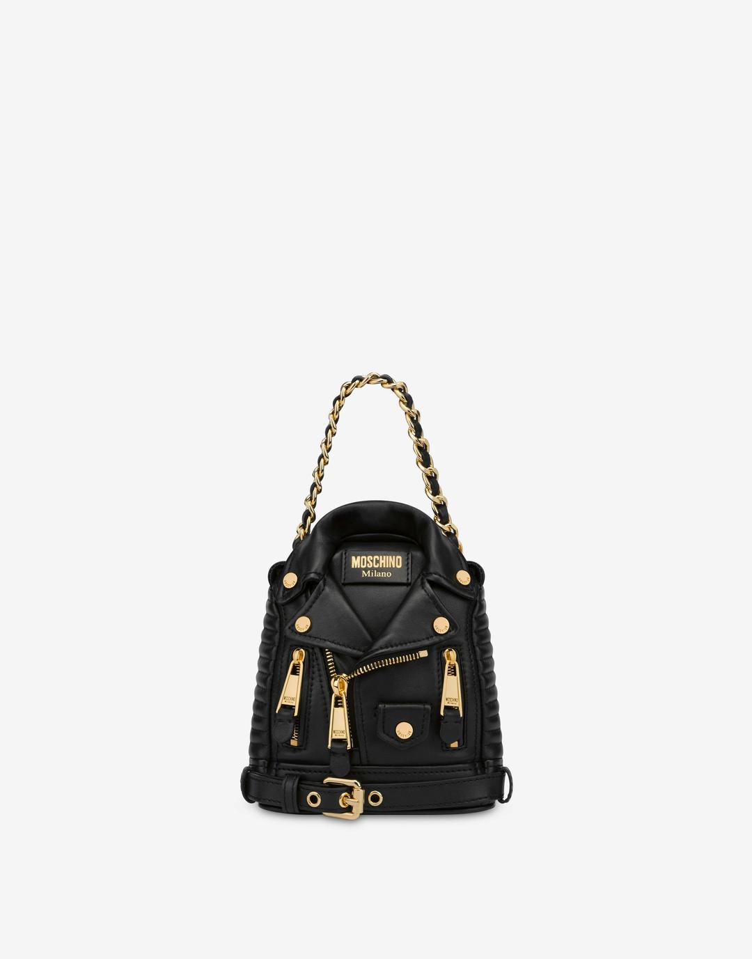 Mini nappa leather biker backpack | Shop Online