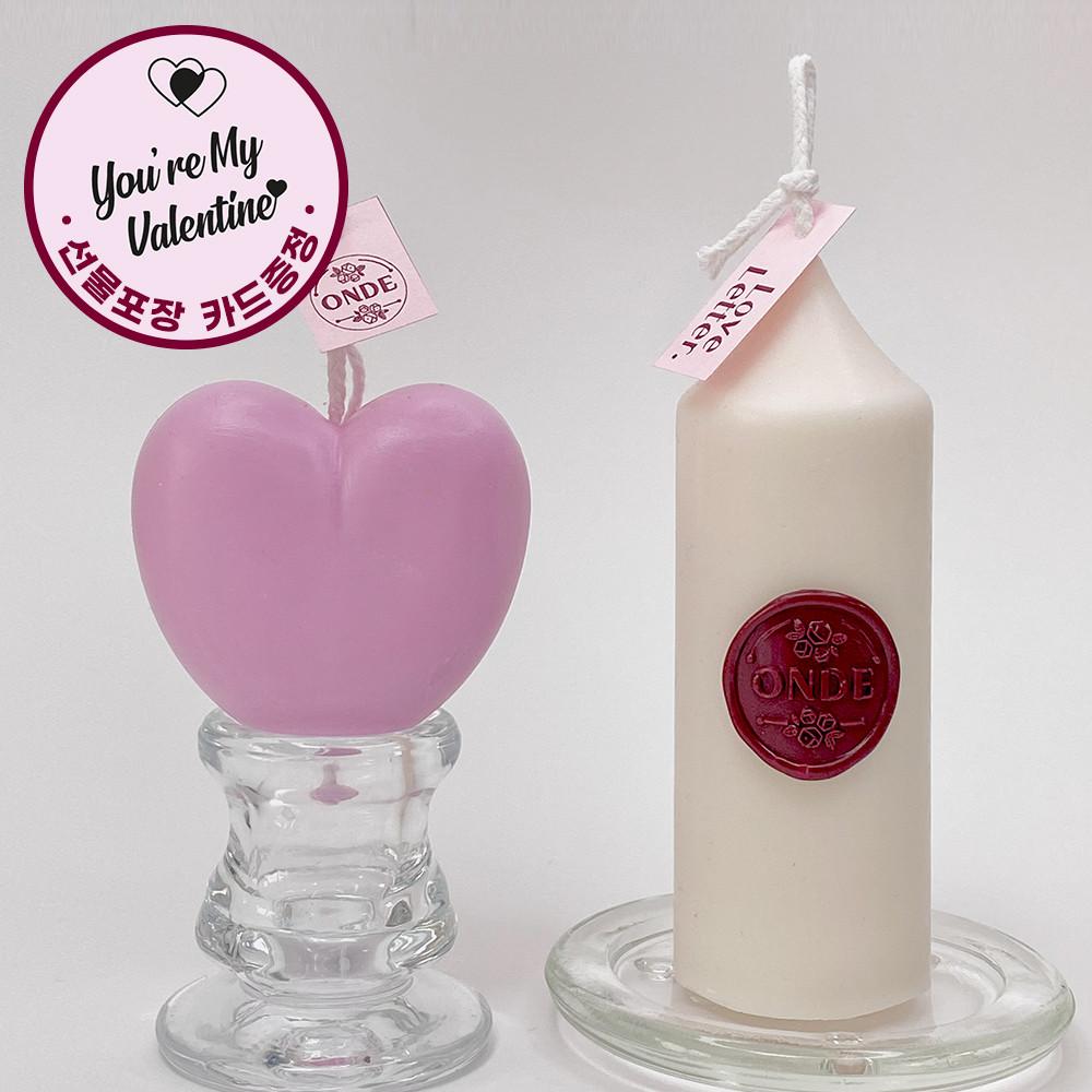 [발렌타인데이 선물]  LOVE LETTER candle SET