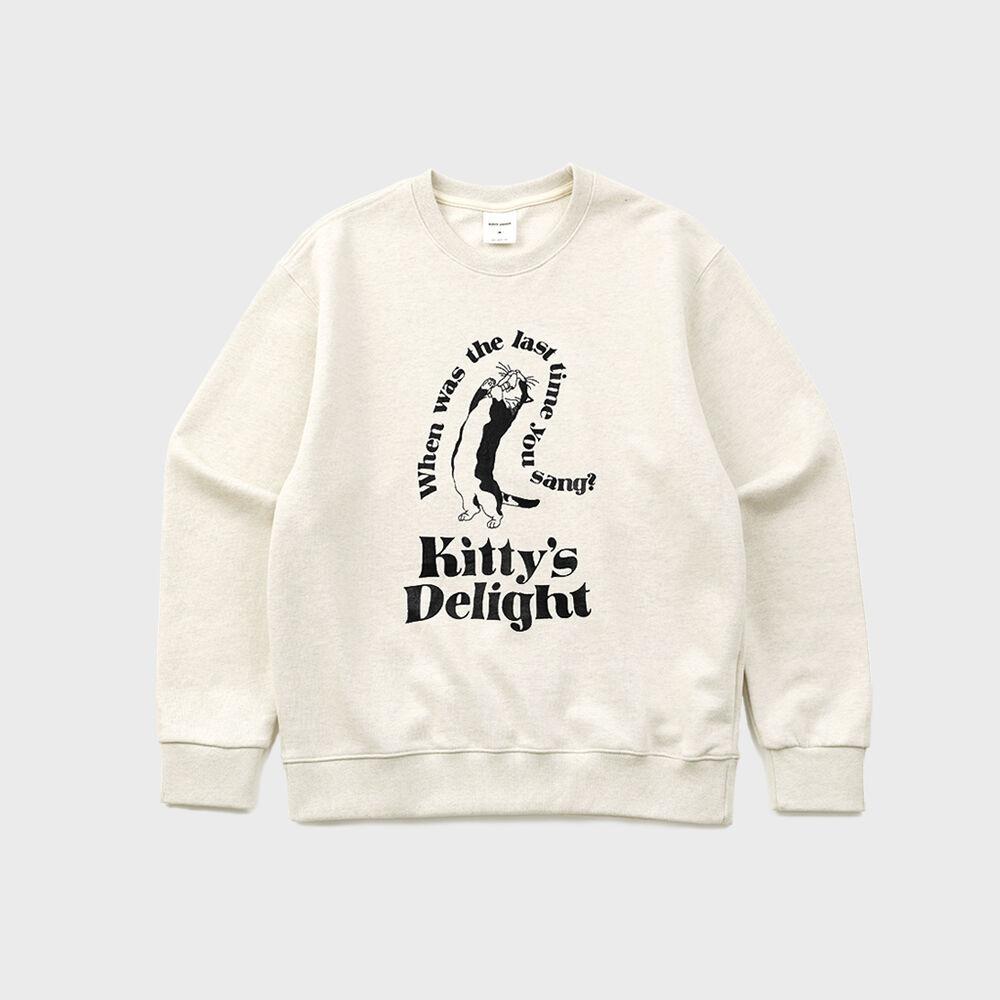 Kitty's delight Sweatshirt oatmeal