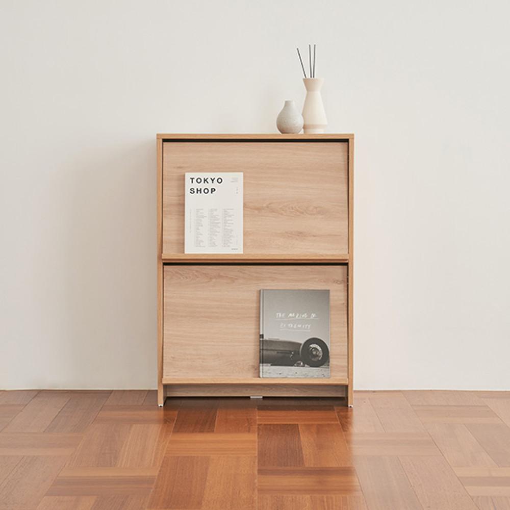 [모노폴리오] 헤이 매거진랙 2단 수납장