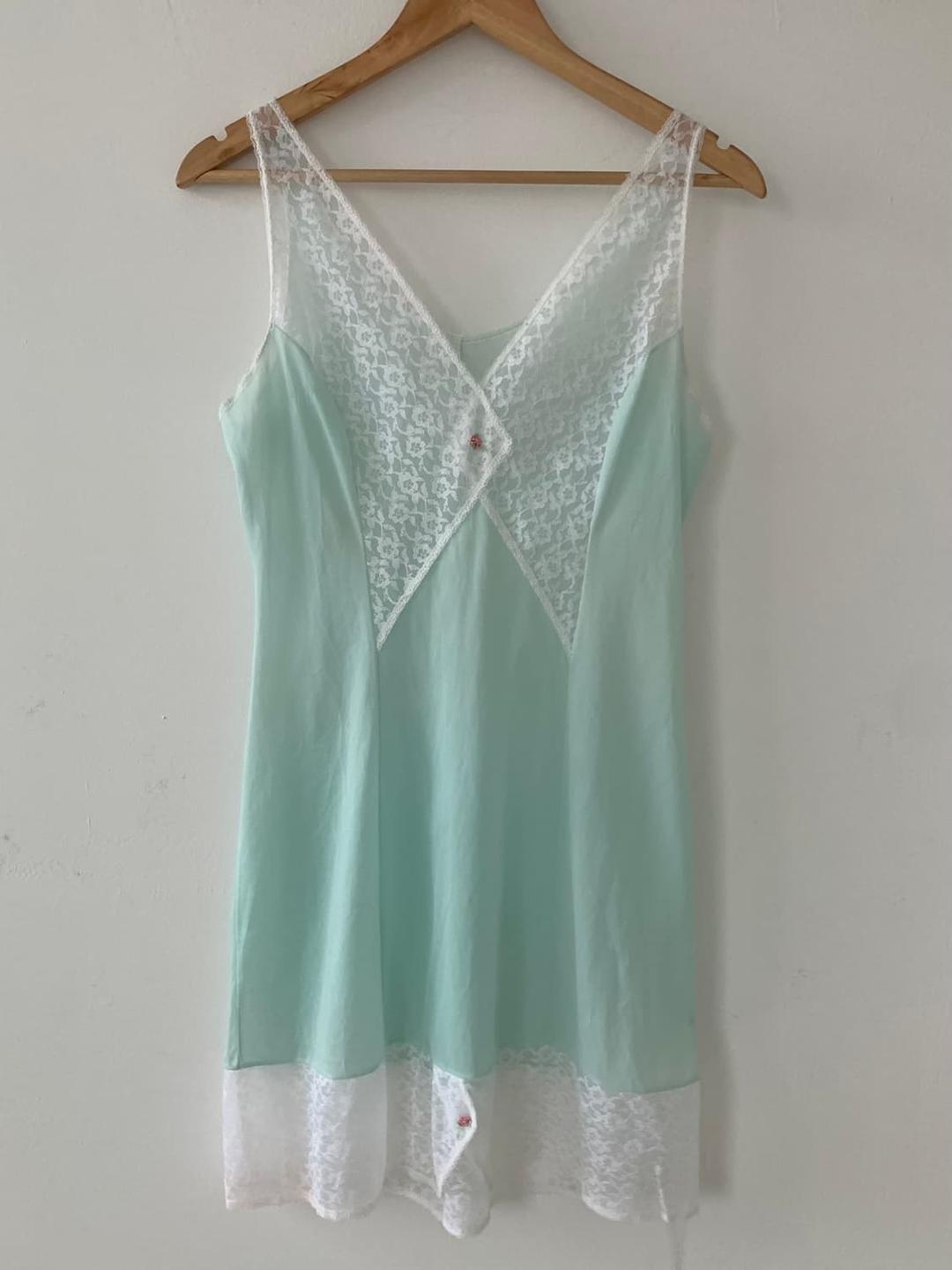 skyblue slip dress | 후루츠패밀리