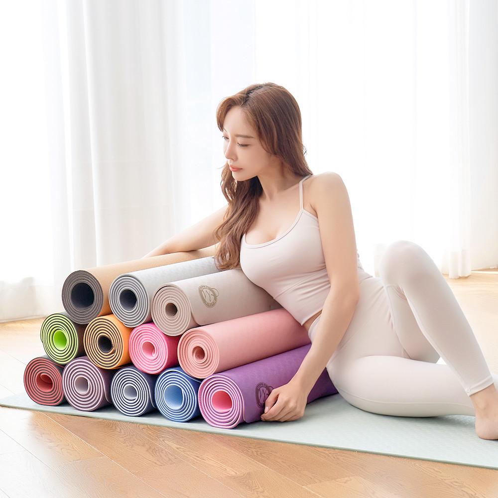 멜킨 TPE 요가매트 스탠다드 6mm 필라테스 홈트 헬스 운동 스트레칭 매트