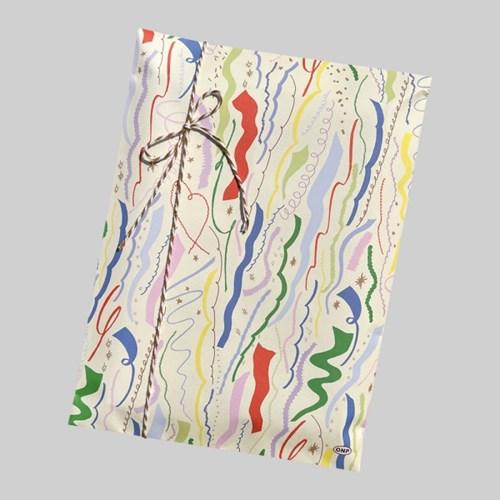 Long confetti 선물 포장 봉투 기프트백, 오나이스피스